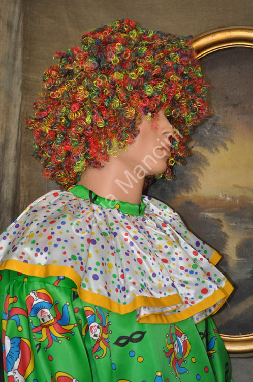 Vestito di carnevale clown pagliaccio (11)
