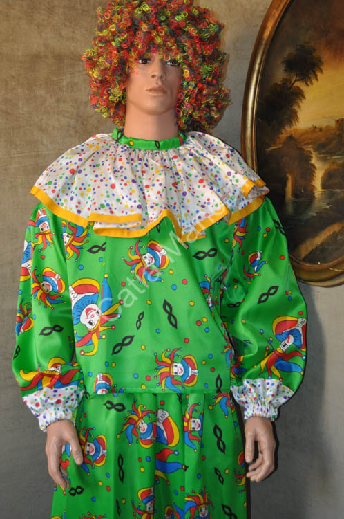 Vestito di carnevale clown pagliaccio (15)