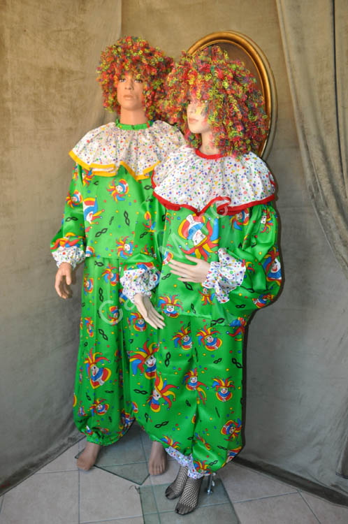 Vestito di carnevale clown pagliaccio (2)