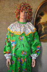 Vestito di carnevale clown pagliaccio (8)