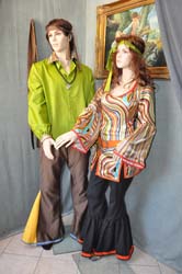 Vestito donna Carnevale Hippy