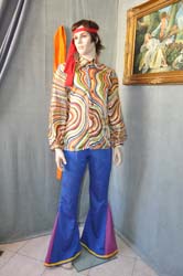 Coppia Vestiti Carnevale Hippie Hippies Hippy (5)