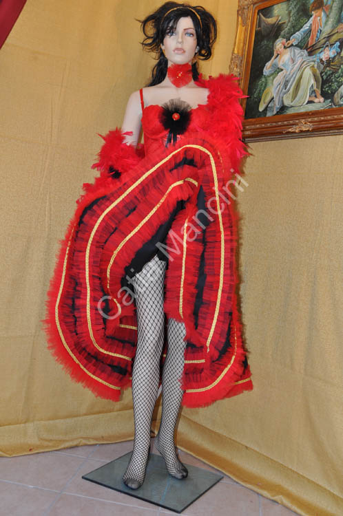 Costume Teatrale Ballerina del Can Can (14)