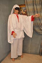 Costume Adulto Pulcinella Commedia dell'Arte (7)