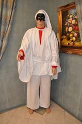 Costume Adulto Pulcinella Commedia dell'Arte