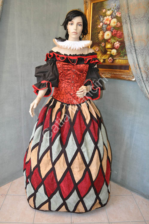 Costume-Colombina- Arlecchina (22)