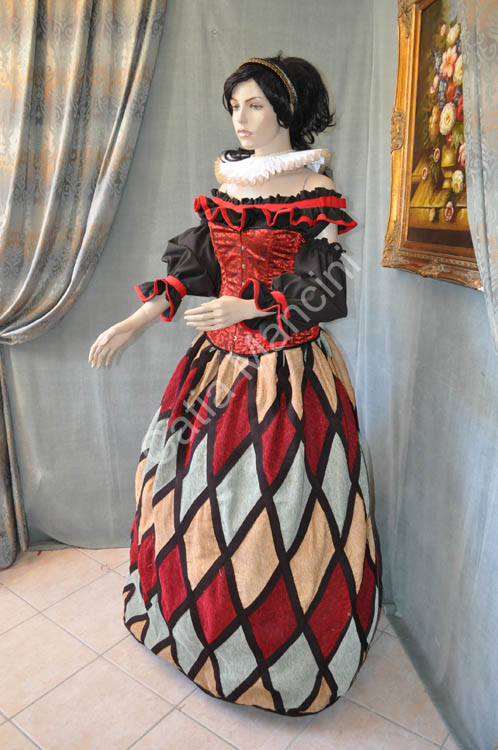 Costume-Colombina- Arlecchina (24)