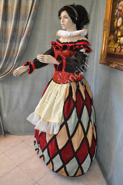 Costume-Colombina- Arlecchina (5)