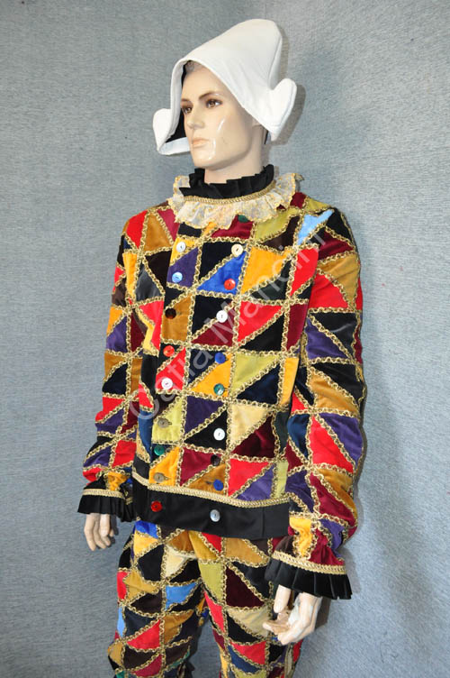 Costume Arlecchino Adulto Sartoria (16)