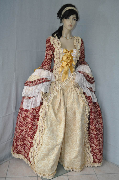 vestito storico venezia 1700 donna (1)