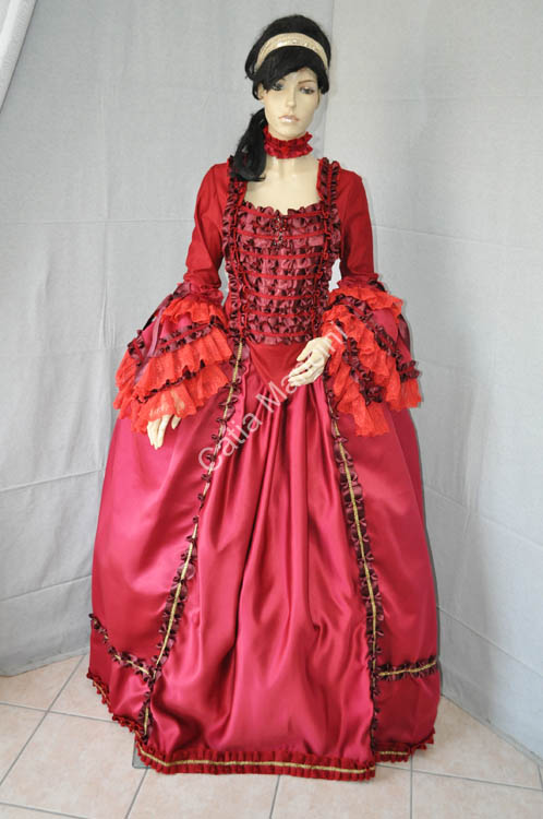 costume dress venezia venice 1700 (8)