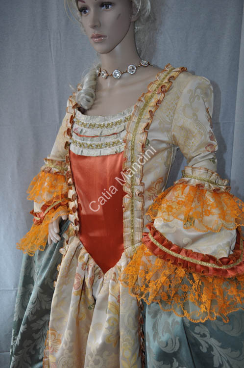 vestito 1700 carnevale ballo teatro (5)