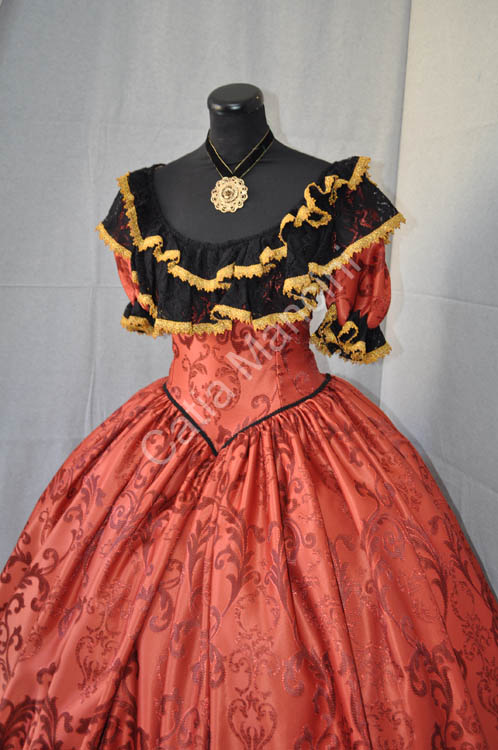 Vestito Storico donna Ottocento  (11)