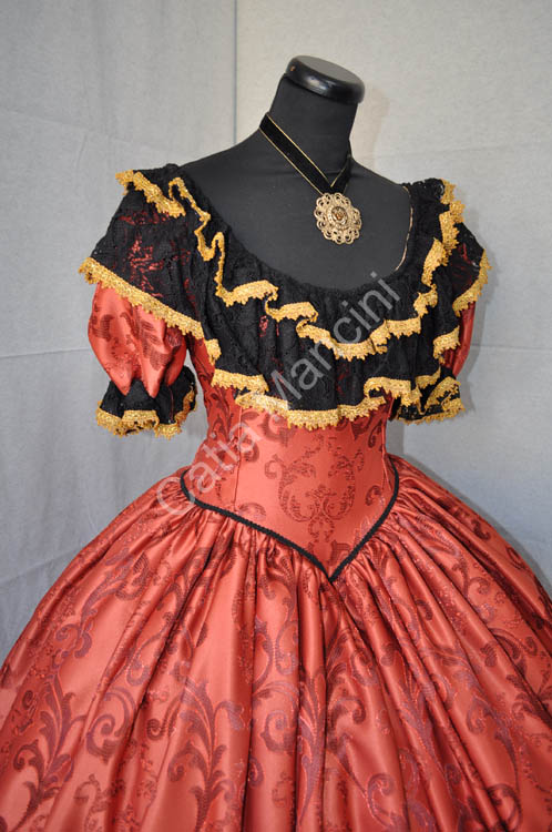 Vestito Storico donna Ottocento  (14)
