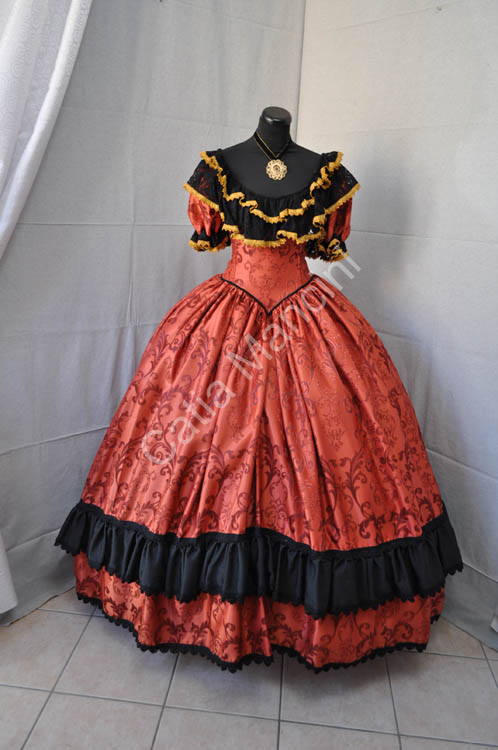 Vestito Storico donna Ottocento  (3)