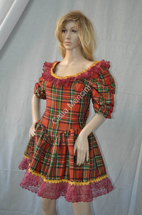abito scozzese donna (2)