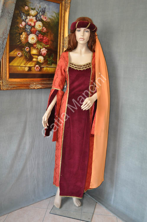 Costume Storico Donna del Medioevo (1)