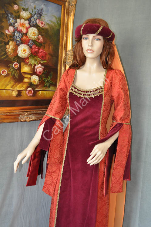 Costume Storico Donna del Medioevo (12)