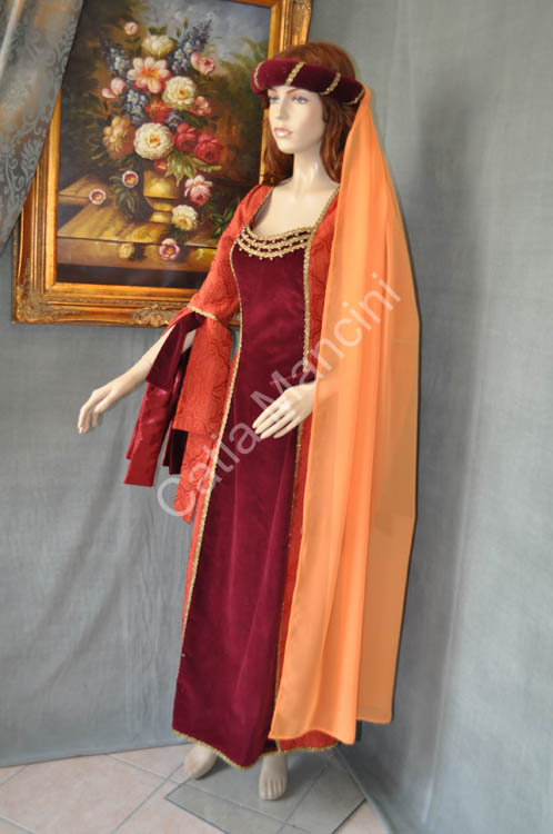 Costume Storico Donna del Medioevo (14)