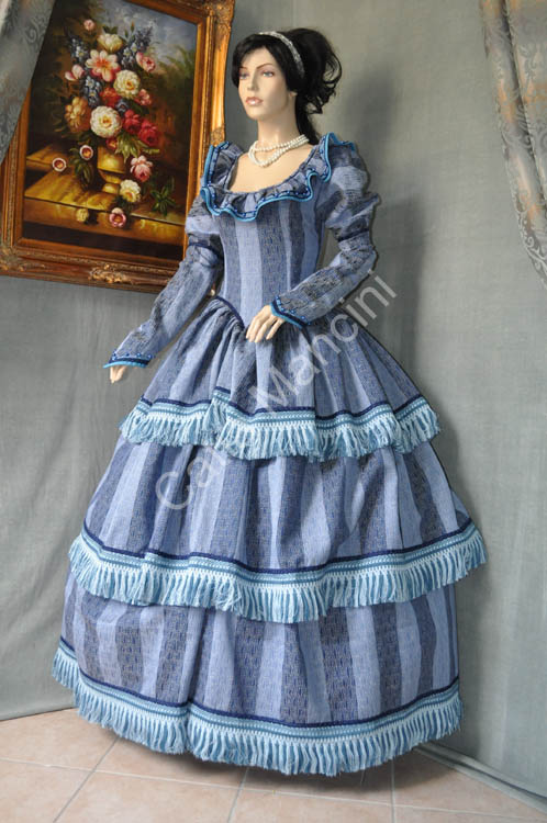 Vestito Storico Donna del 1815 (12)