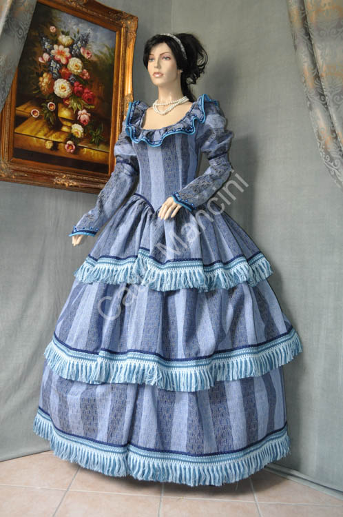 Vestito Storico Donna del 1815 (14)