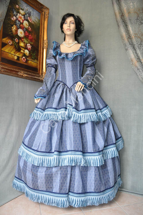 Vestito Storico Donna del 1815 (15)