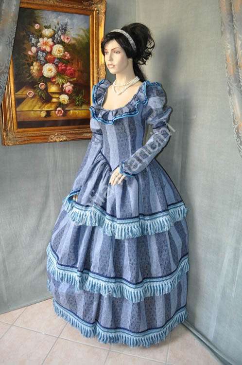 Vestito Storico Donna del 1815 (4)