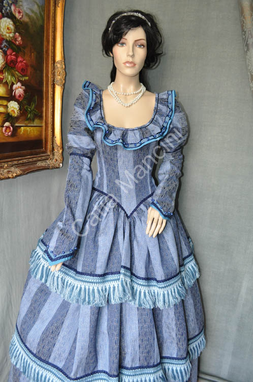Vestito Storico Donna del 1815 (9)