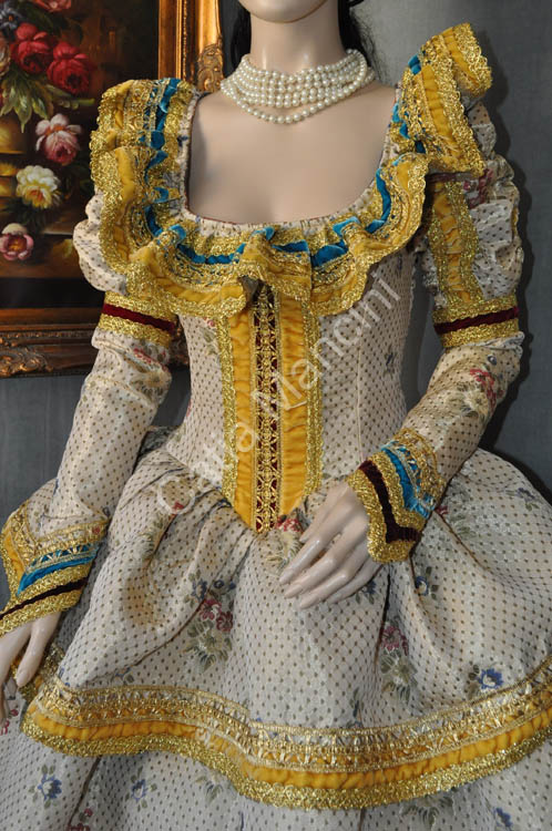 Costume Storico Femminile del 1813 (4)