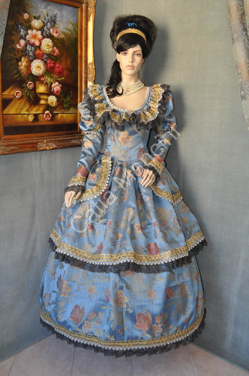 Vestito Storico  tipico del 1800 Donna Adulto (10)