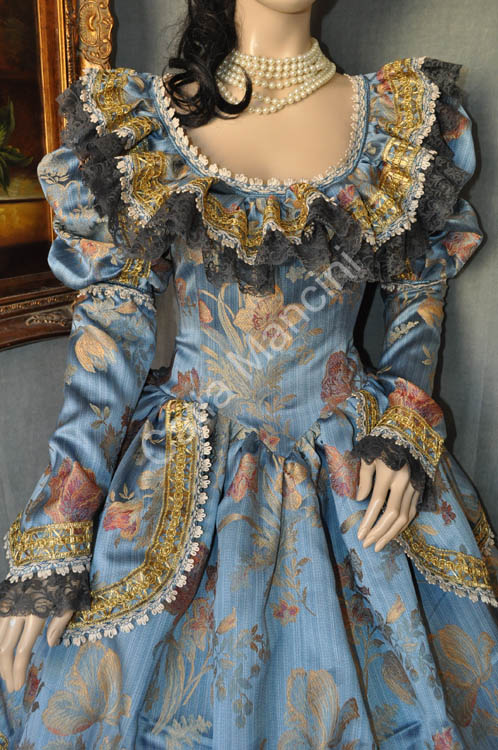 Vestito Storico  tipico del 1800 Donna Adulto (12)