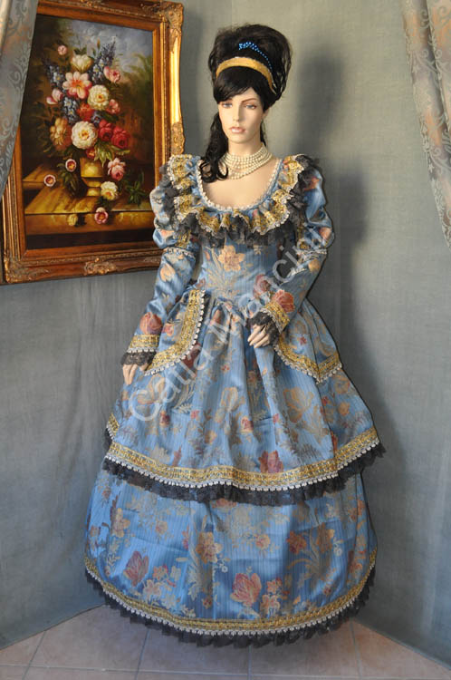 Vestito Storico  tipico del 1800 Donna Adulto (7)