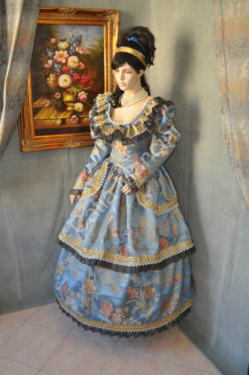 Vestito Storico  tipico del 1800 Donna Adulto (8)