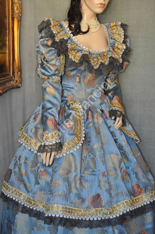 Vestito Storico  tipico del 1800 Donna Adulto (9)
