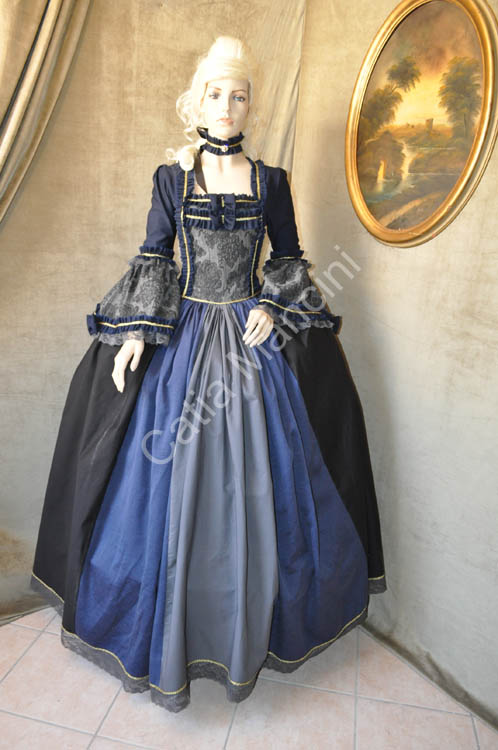 Costume-Dama-di-Corte-con-Strangolino (14)