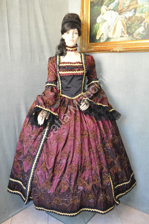 Costume Marie Antoinette Adulto 1700 (11)