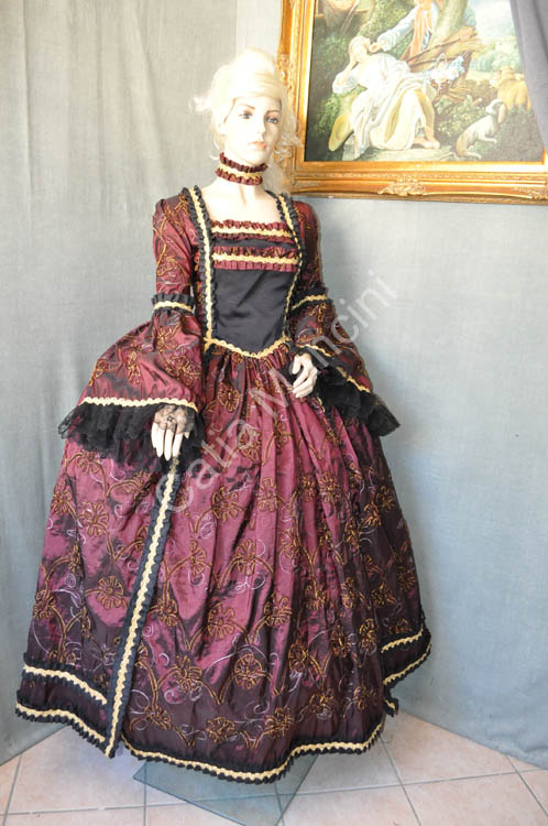 Costume Marie Antoinette Adulto 1700 (2)