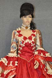 Vestito femminile ballo cavalchina 1700 (2)