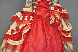 Vestito femminile ballo cavalchina 1700 (4)