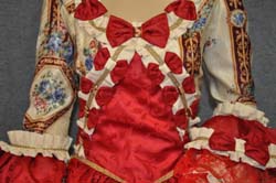 Vestito femminile ballo cavalchina 1700 (6)