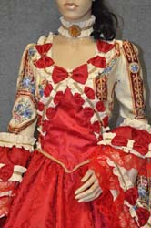 Vestito femminile ballo cavalchina 1700 (7)