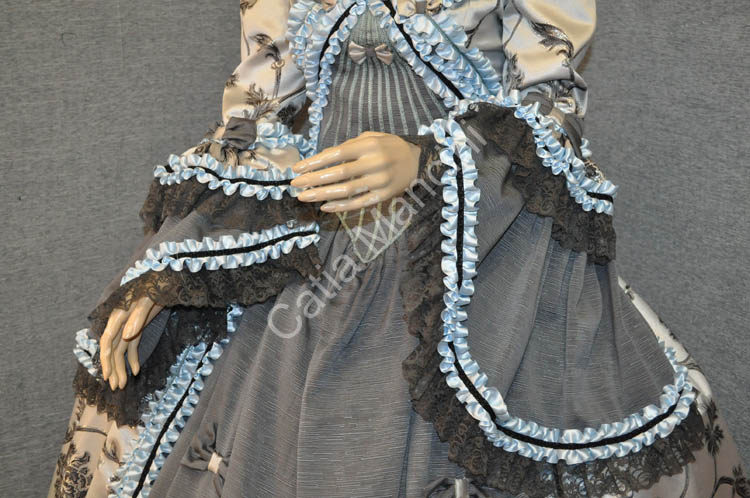 Abito Vestito Costume Donna 1700 (14)