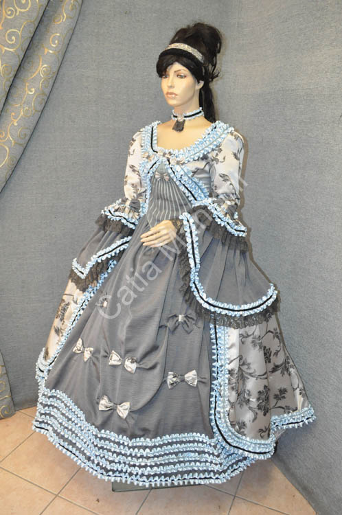 Abito Vestito Costume Donna 1700 (5)