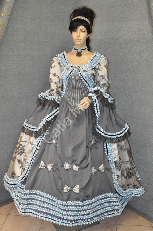 Abito Vestito Costume Donna 1700