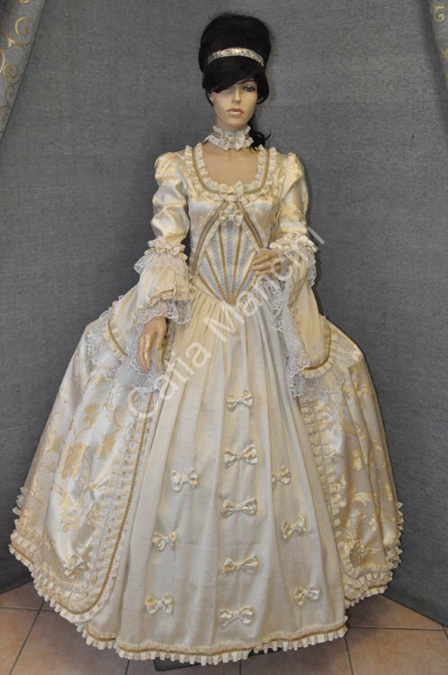 Vestito Teatrale Donna del 1700 (15)