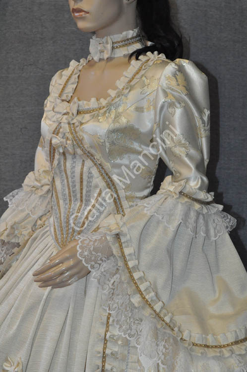 Vestito Teatrale Donna del 1700 (8)