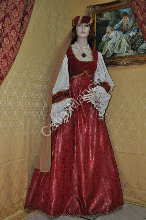 Costume Donna del Medioevo (13)