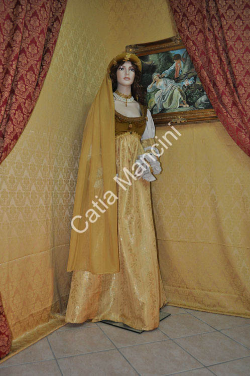 Vestito Femminile del Medioevo (7)