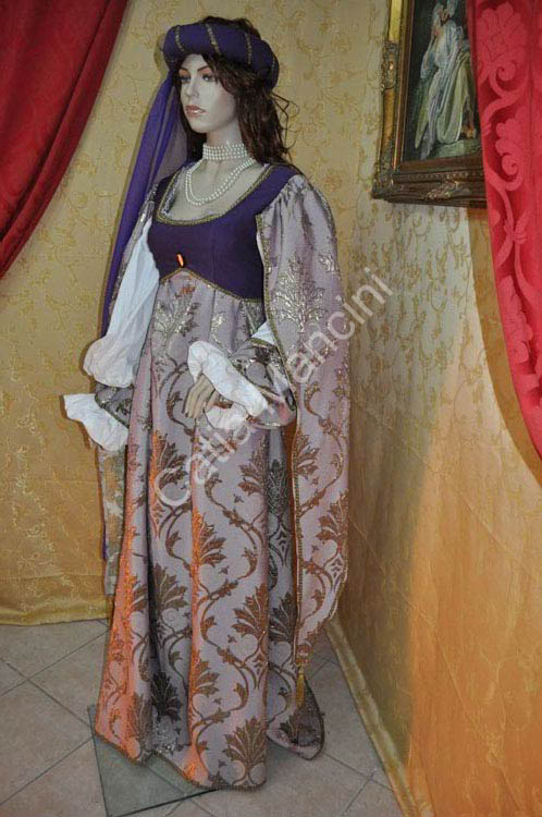 Abito in Stile Medioevale Costume Storico (1)