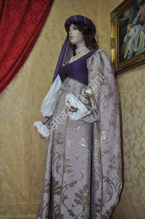 Abito in Stile Medioevale Costume Storico (13)